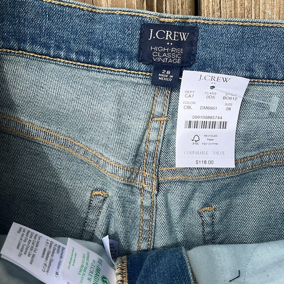 J Crew high-rise classic vintage size 28 - Picture 3 of 9